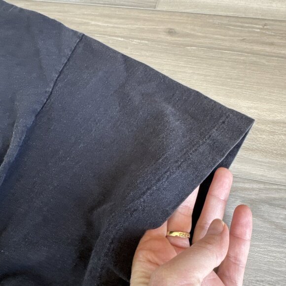 Woodstock Festival Vintage 90s T Shirt Mens XL EM Great Entertainment Black Crow - Picture 8 of 11